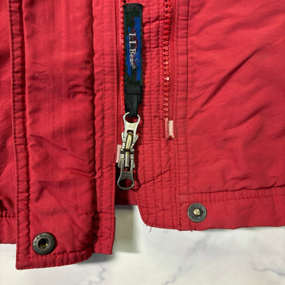 L.L.Bean Insulated Field Coat Red Women's XL 90s
