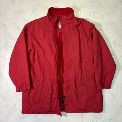 L.L.Bean Insulated Field Coat Red Women's XL 90s