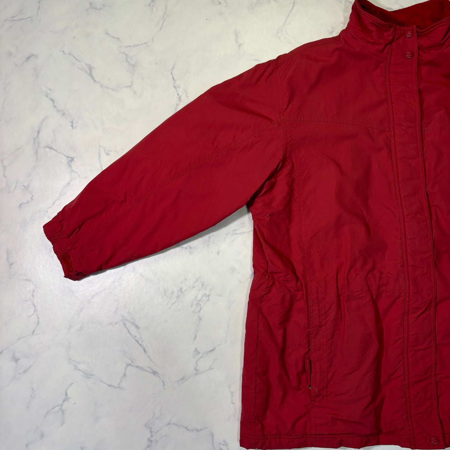 L.L.Bean Insulated Field Coat Red Women's XL 90s