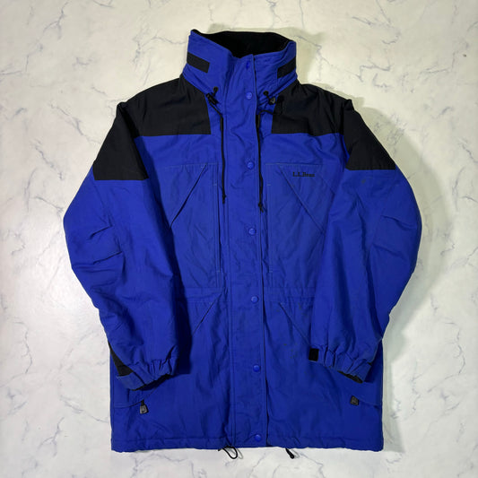 L.L.Bean Insulated Mountain Parka Jacket Blue Women's M 90s