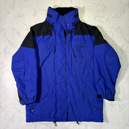 L.L.Bean Insulated Mountain Parka Jacket Blue Women's M 90s