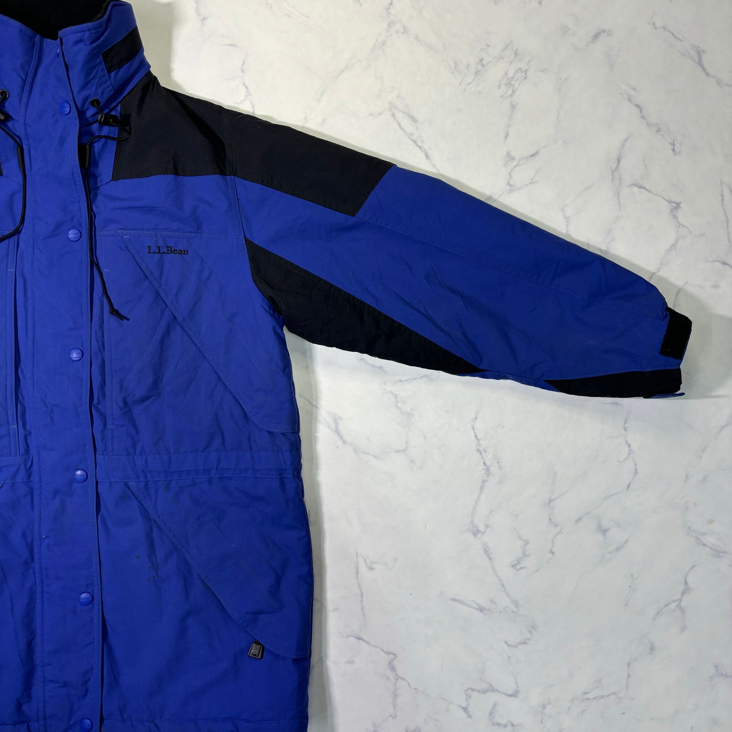 L.L.Bean Insulated Mountain Parka Jacket Blue Women's M 90s