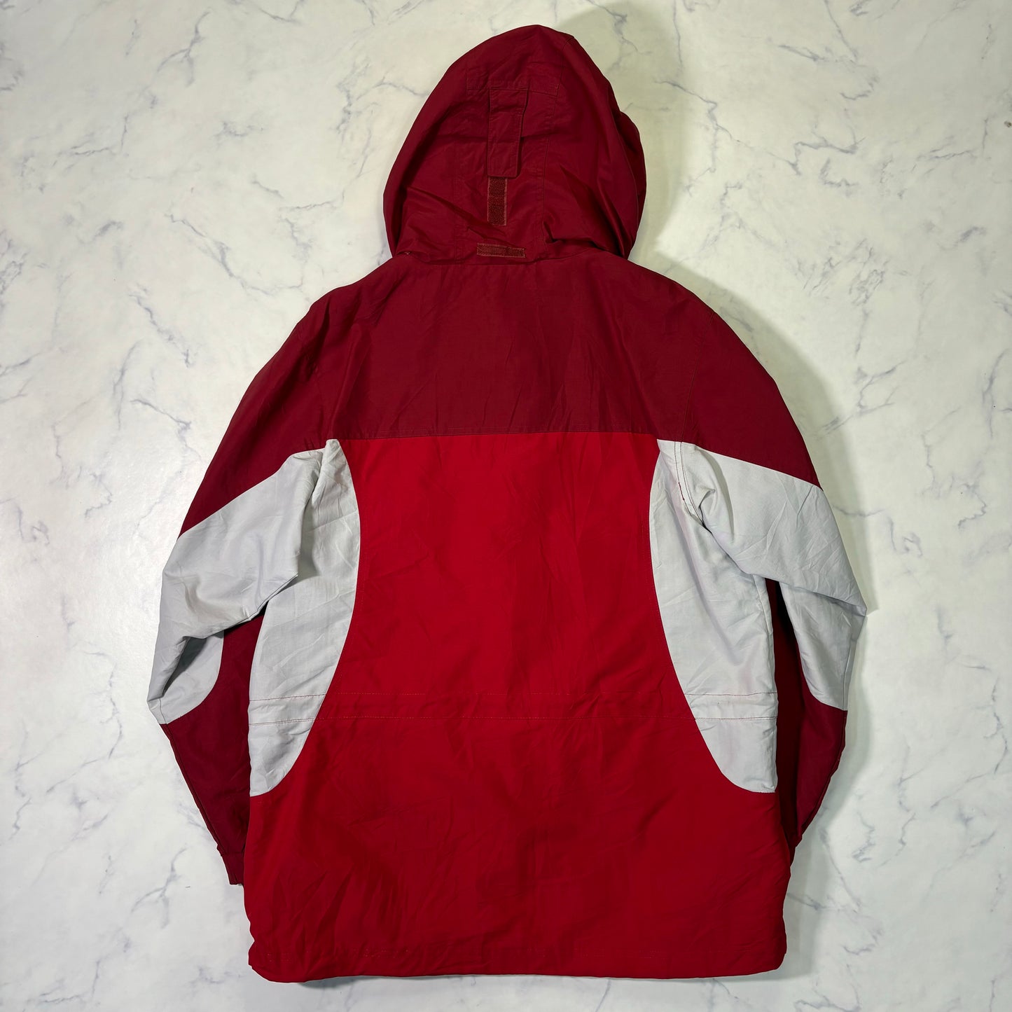 L.L.Bean Hooded Outdoor Shell Jacket Red Women's S 90s
