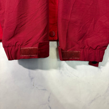 L.L.Bean Hooded Outdoor Shell Jacket Red Women's S 90s