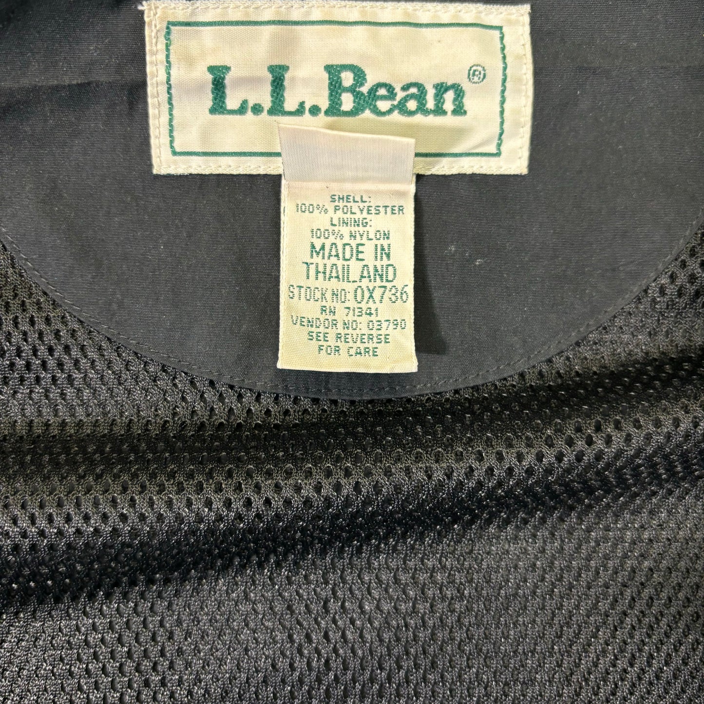 L.L.Bean Hooded Long Parka Jacket Black Women's M 90s