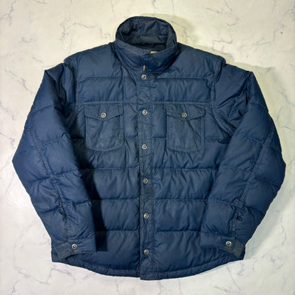 L.L.Bean Down Shirt Jacket Navy L