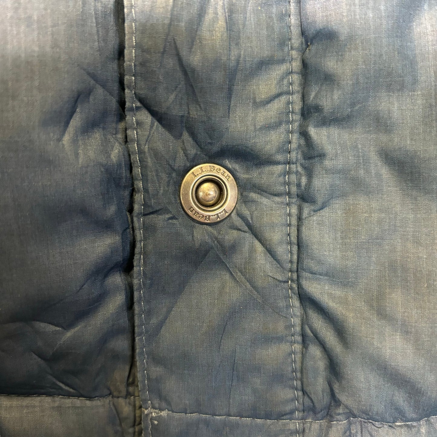 L.L.Bean Down Shirt Jacket Navy L