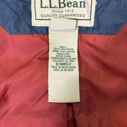 L.L.Bean Down Shirt Jacket Navy L