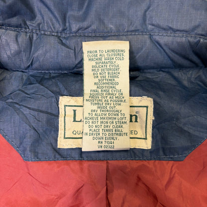 L.L.Bean Down Shirt Jacket Navy L