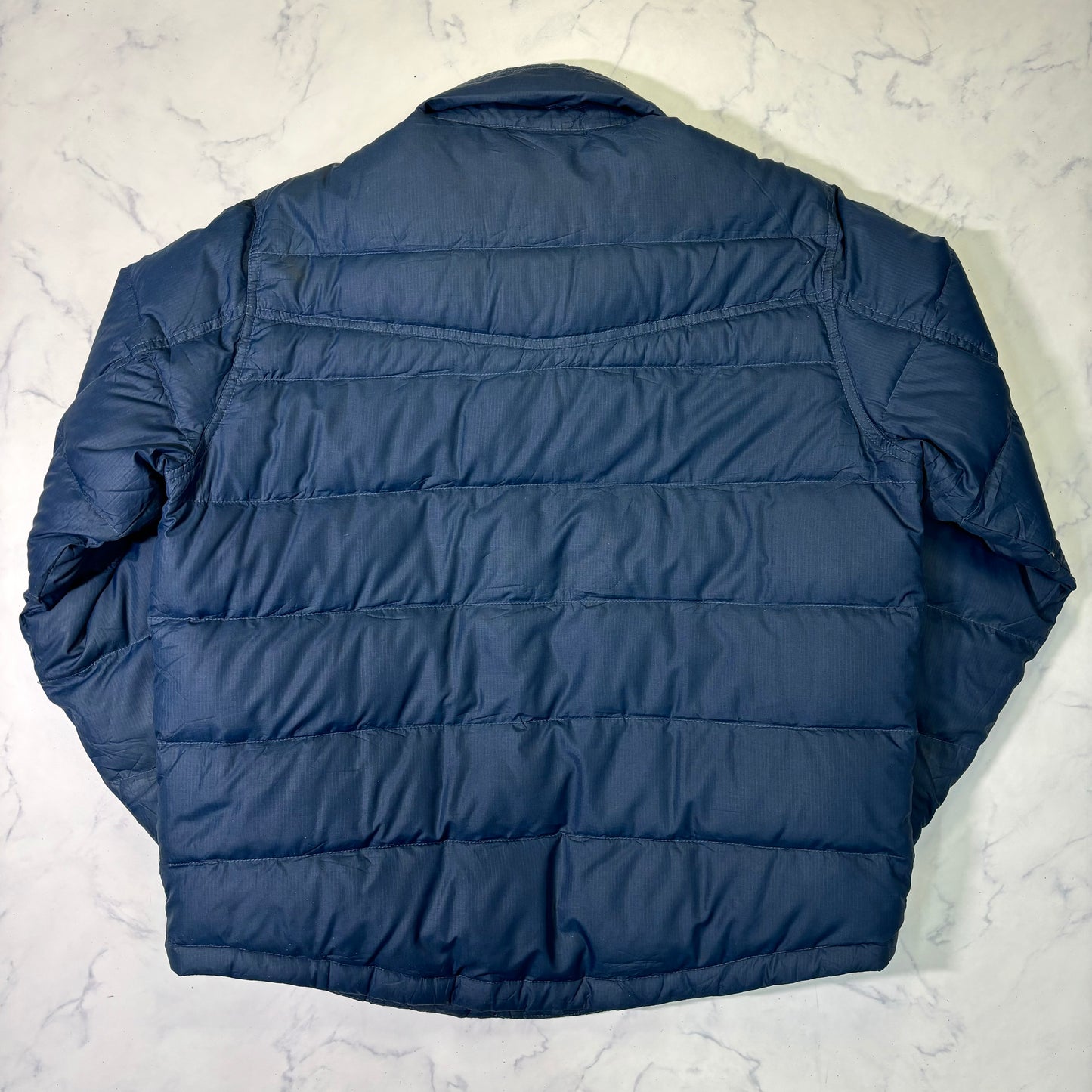 L.L.Bean Down Shirt Jacket Navy L