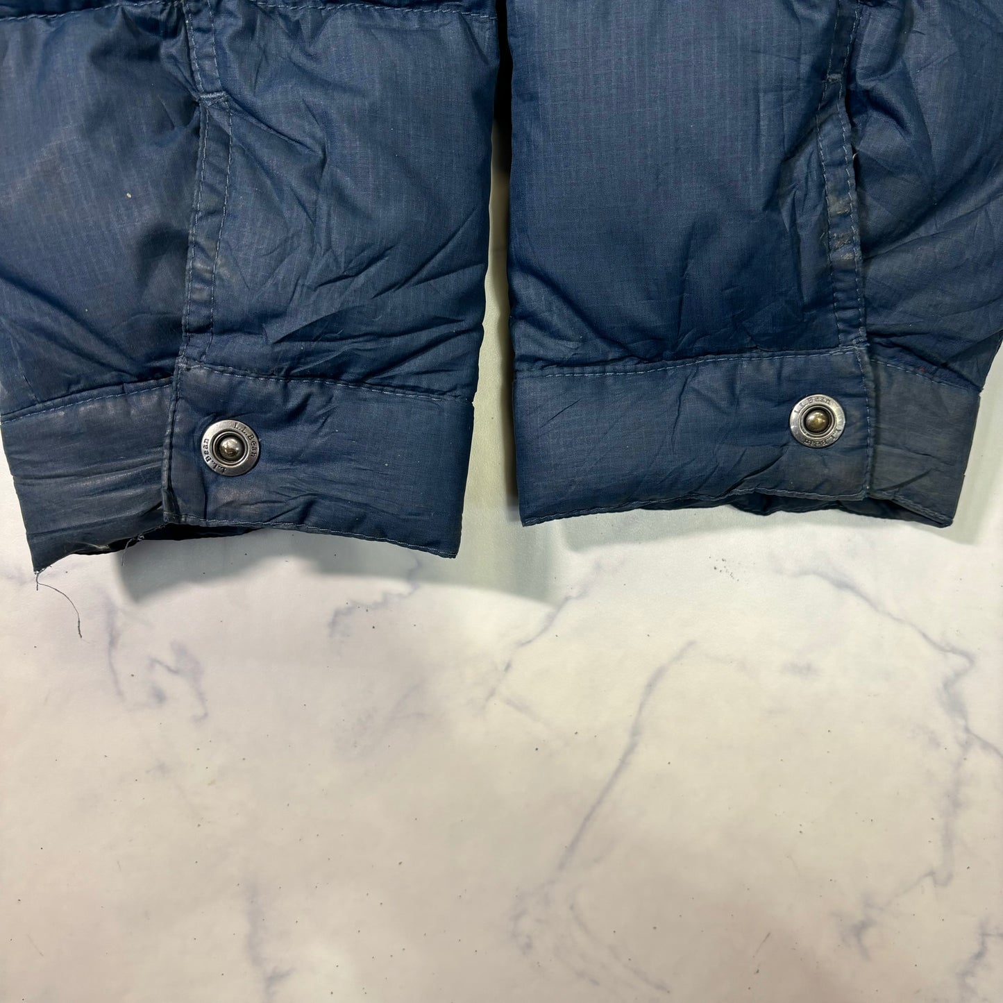 L.L.Bean Down Shirt Jacket Navy L