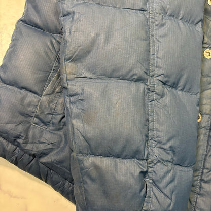 L.L.Bean Down Shirt Jacket Navy L