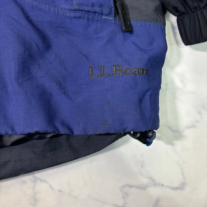 L.L.Bean Colorblock Mountain Jacket Blue Gray L 90s