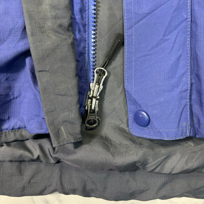 L.L.Bean Colorblock Mountain Jacket Blue Gray L 90s
