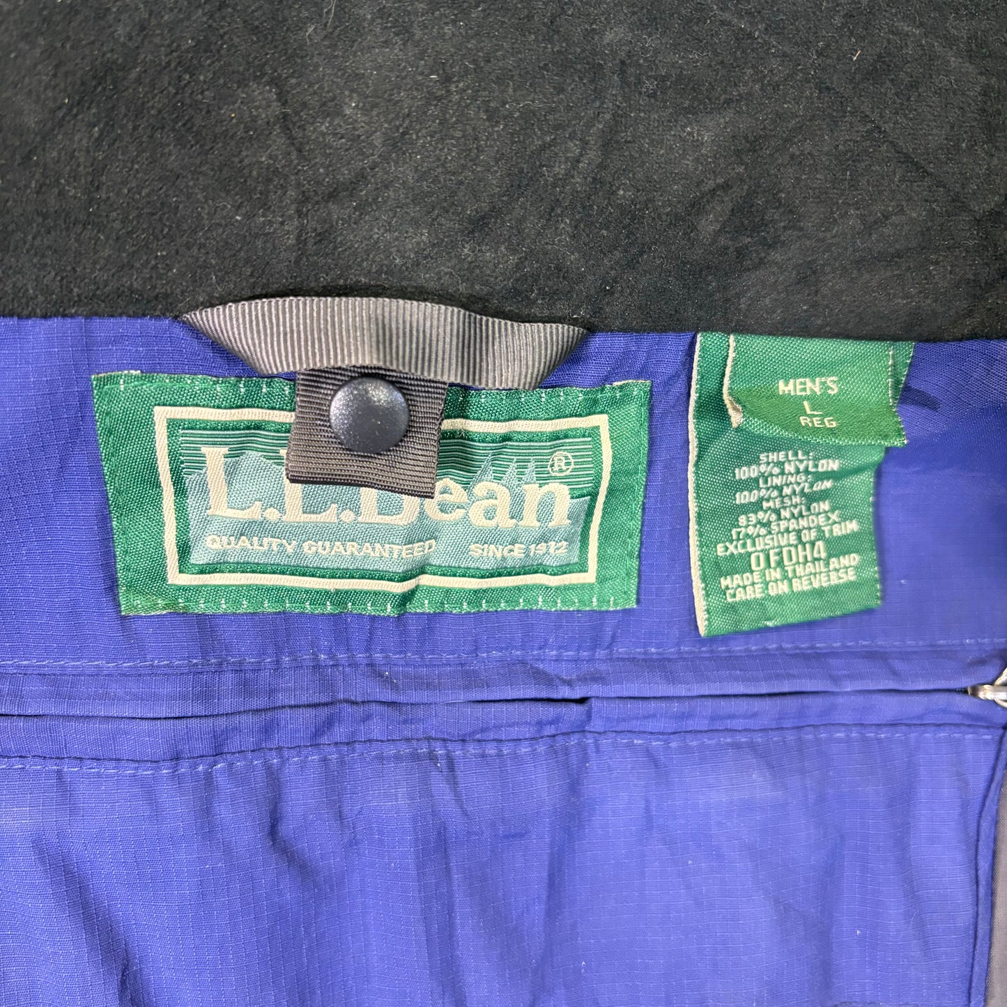 L.L.Bean Colorblock Mountain Jacket Blue Gray L 90s