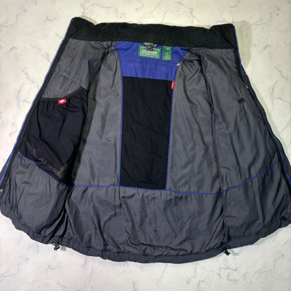 L.L.Bean Colorblock Mountain Jacket Blue Gray L 90s