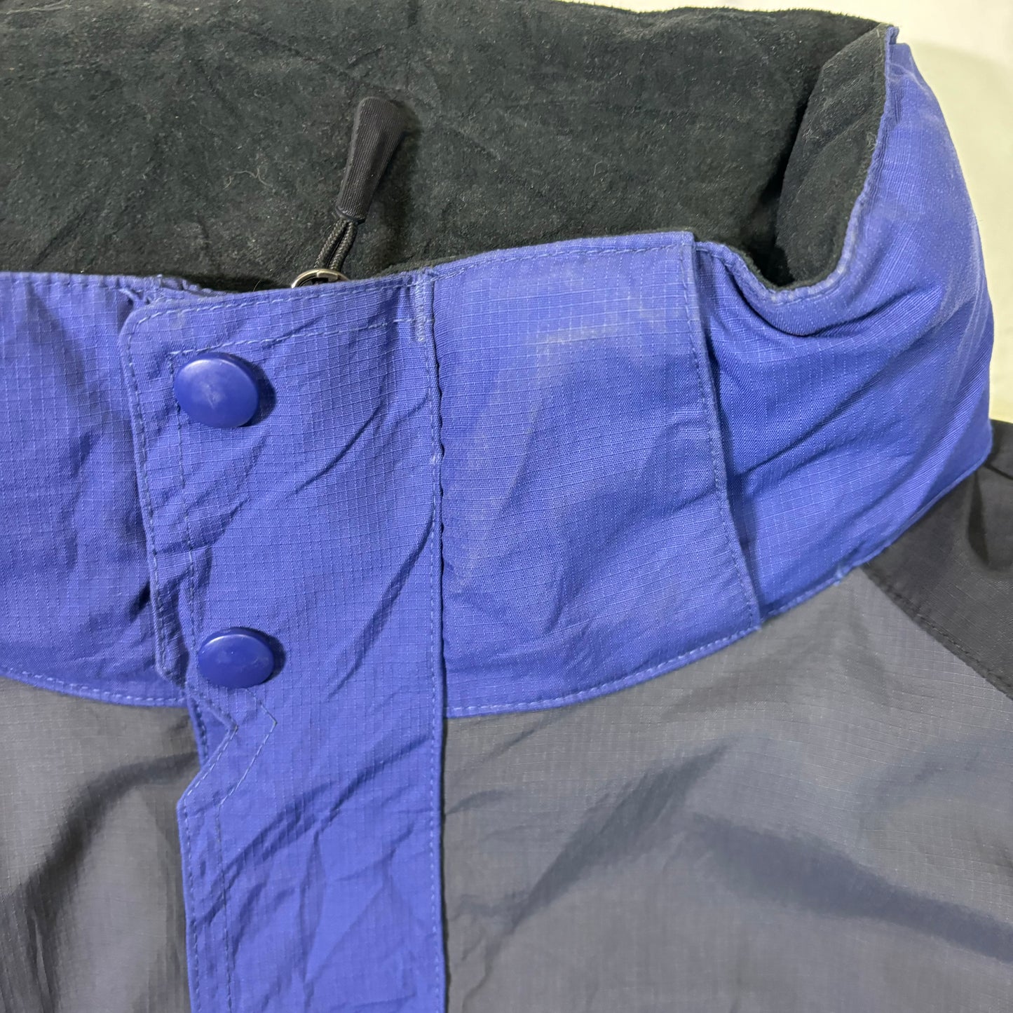 L.L.Bean Colorblock Mountain Jacket Blue Gray L 90s