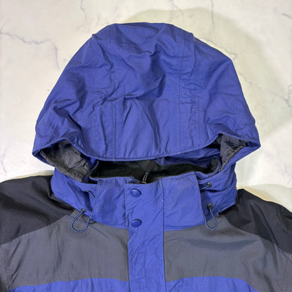 L.L.Bean Colorblock Mountain Jacket Blue Gray L 90s