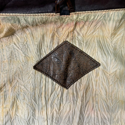 adidas Lake Placid 1932 Olympics Leather Bomber Jacket 90s vintage