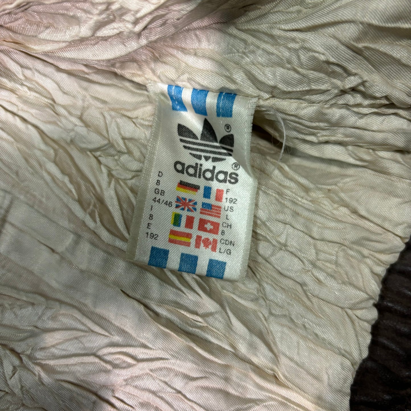 adidas Lake Placid 1932 Olympics Leather Bomber Jacket 90s vintage