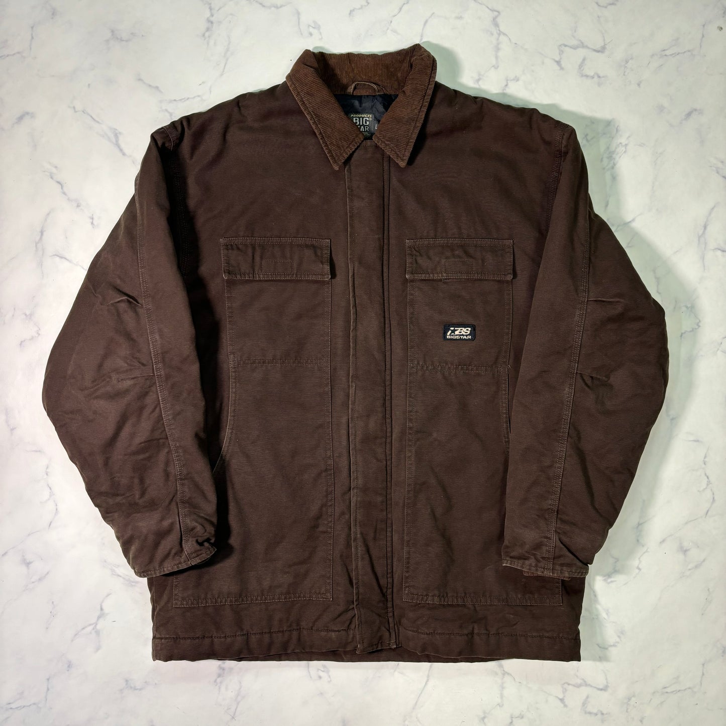 Big Star Brown Work Duck Jacket L