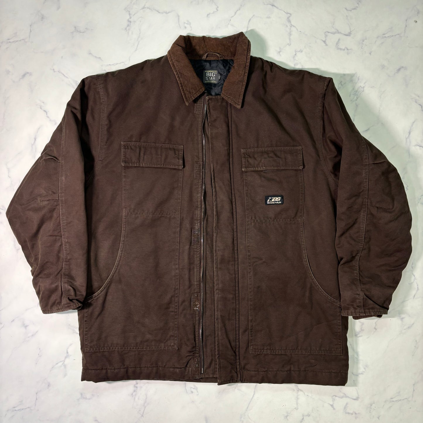 Big Star Brown Work Duck Jacket L