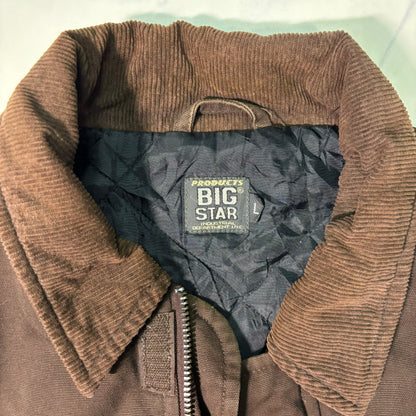 Big Star Brown Work Duck Jacket L