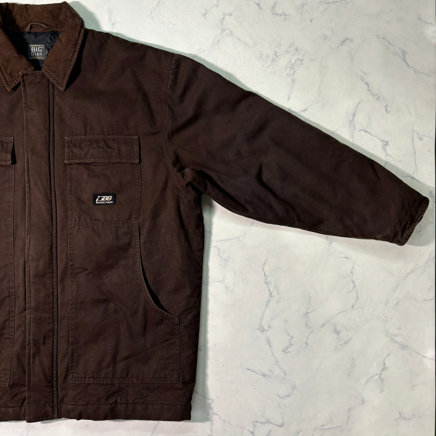 Big Star Brown Work Duck Jacket L