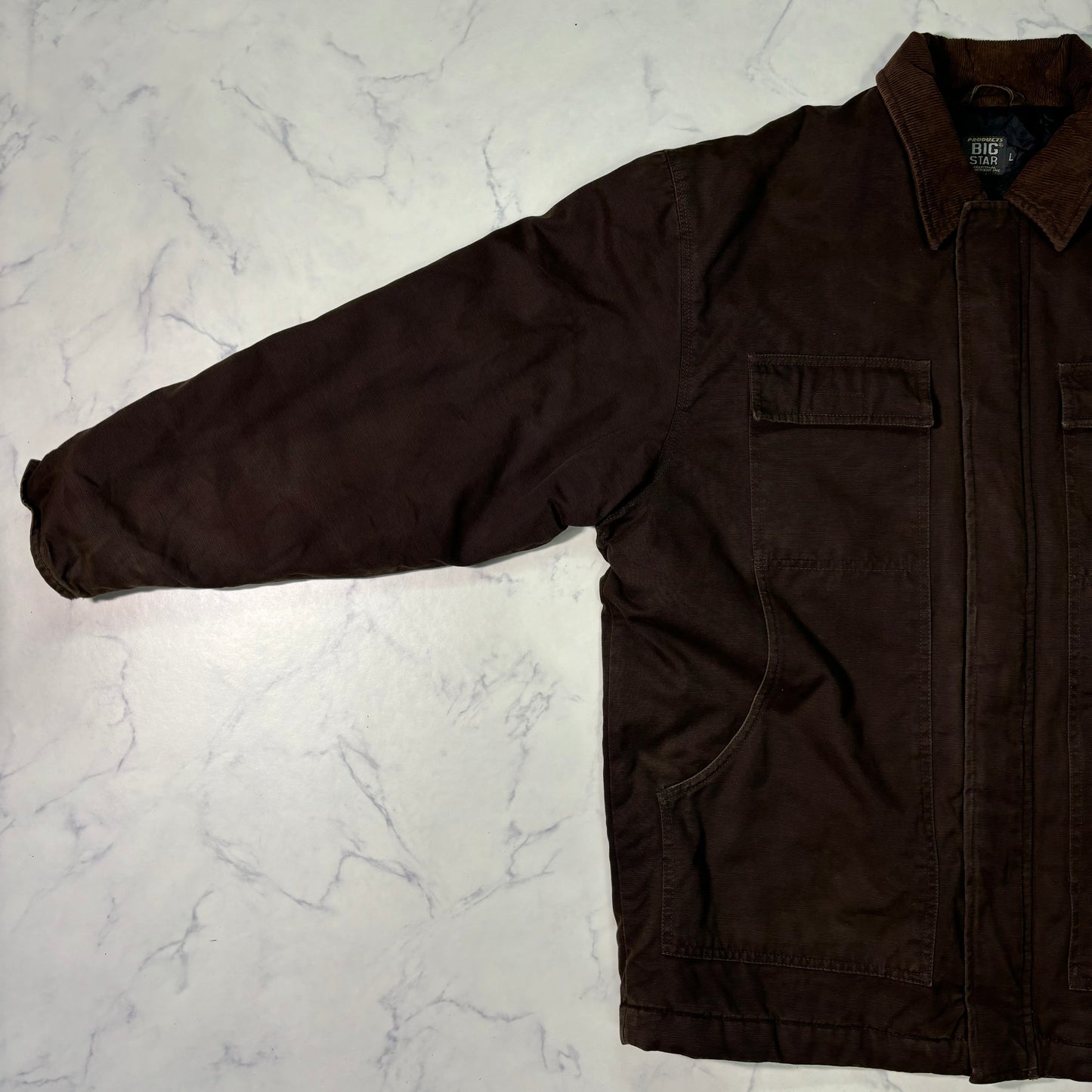 Big Star Brown Work Duck Jacket L