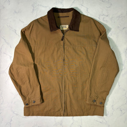 Camel Active Leather Collar Jacket Beige Duck　
