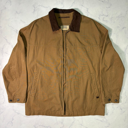 Camel Active Leather Collar Jacket Beige Duck　