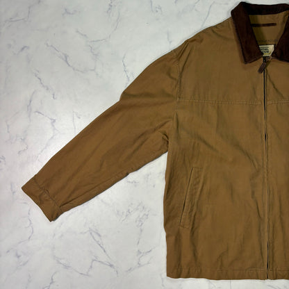 Camel Active Leather Collar Jacket Beige Duck　