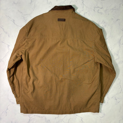 Camel Active Leather Collar Jacket Beige Duck　