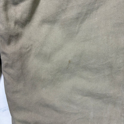 Beige Swing Top Jacket Red Lining Zip Up