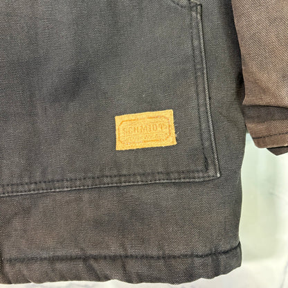 Schmidt Duck Distressed Work Jacket Faded Black 2XL