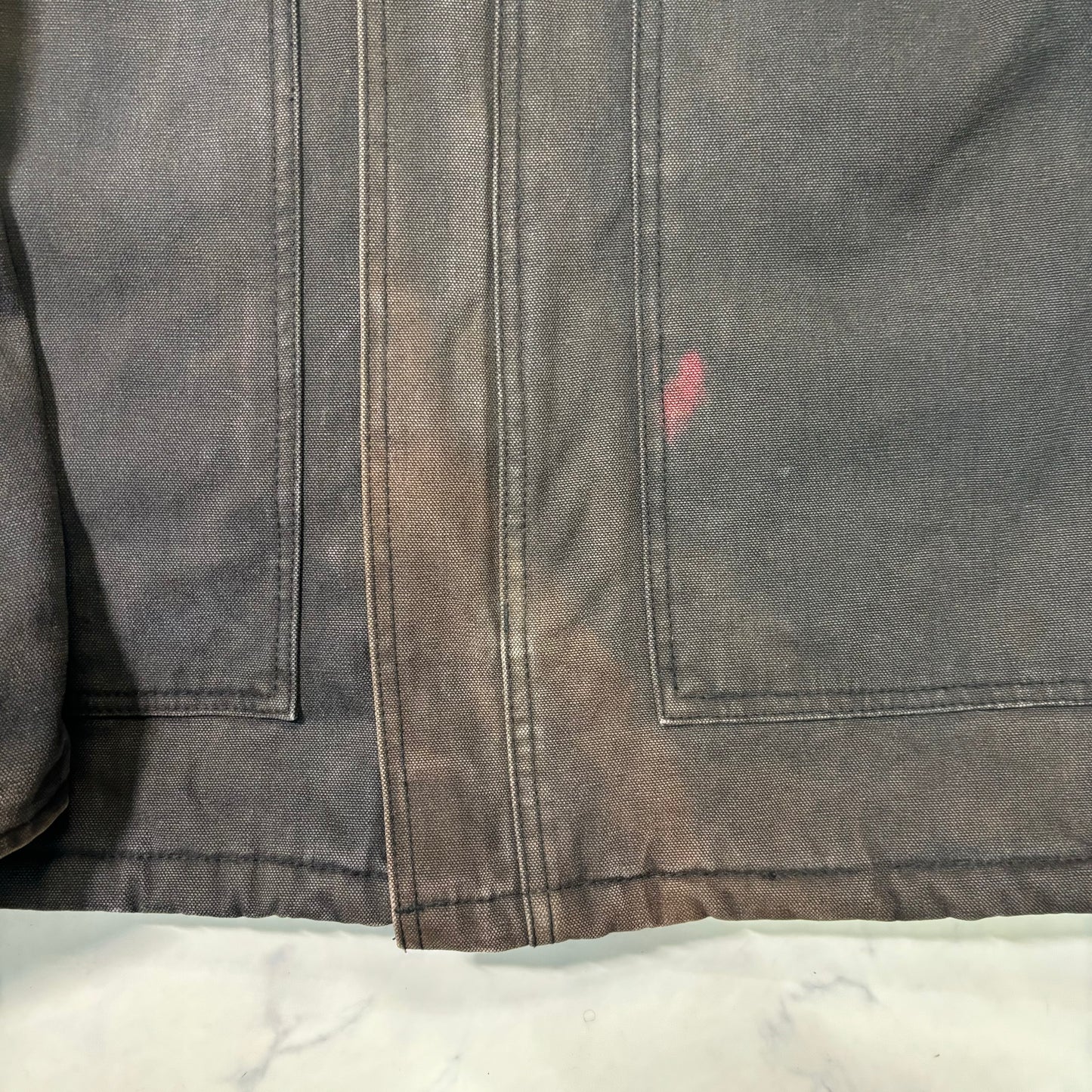 Schmidt Duck Distressed Work Jacket Faded Black 2XL