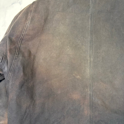 Schmidt Duck Distressed Work Jacket Faded Black 2XL