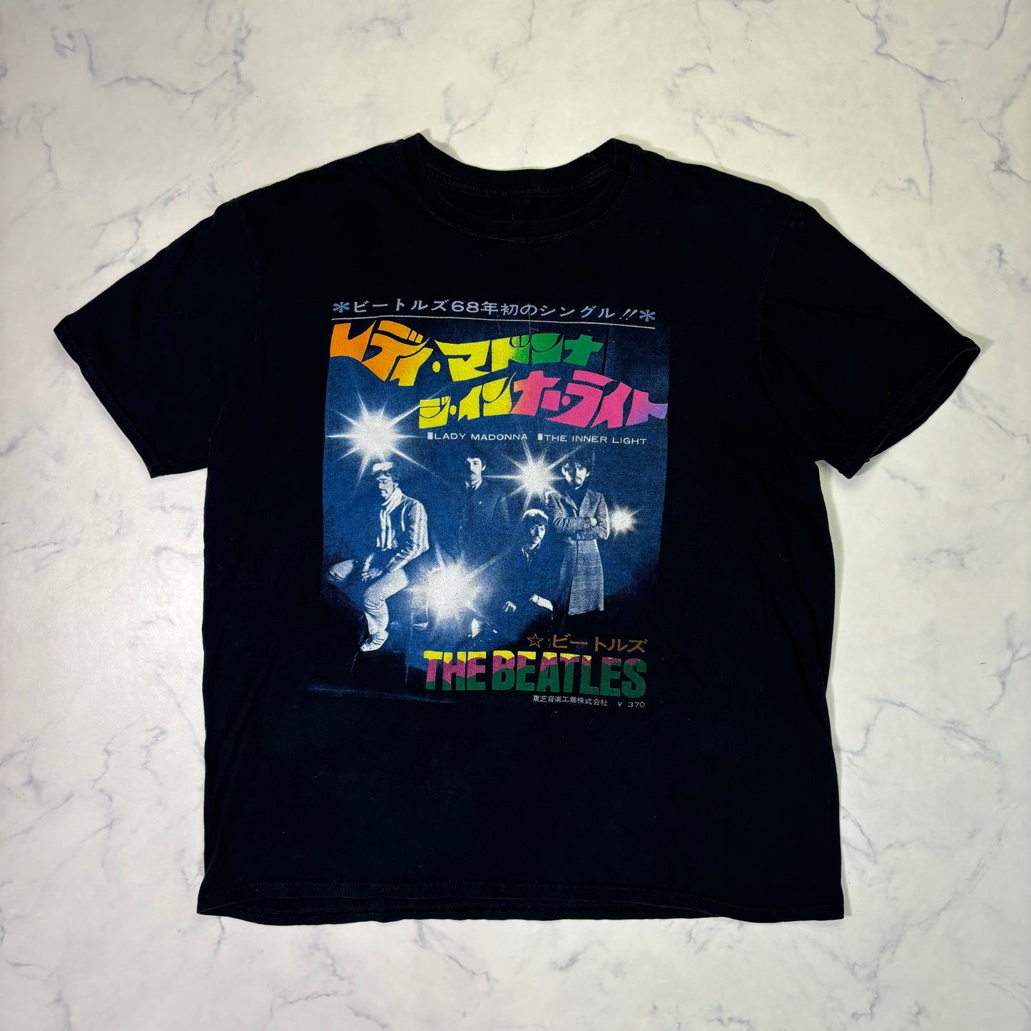 The Beatles Lady Madonna Japanese Cover Graphic T-Shirt