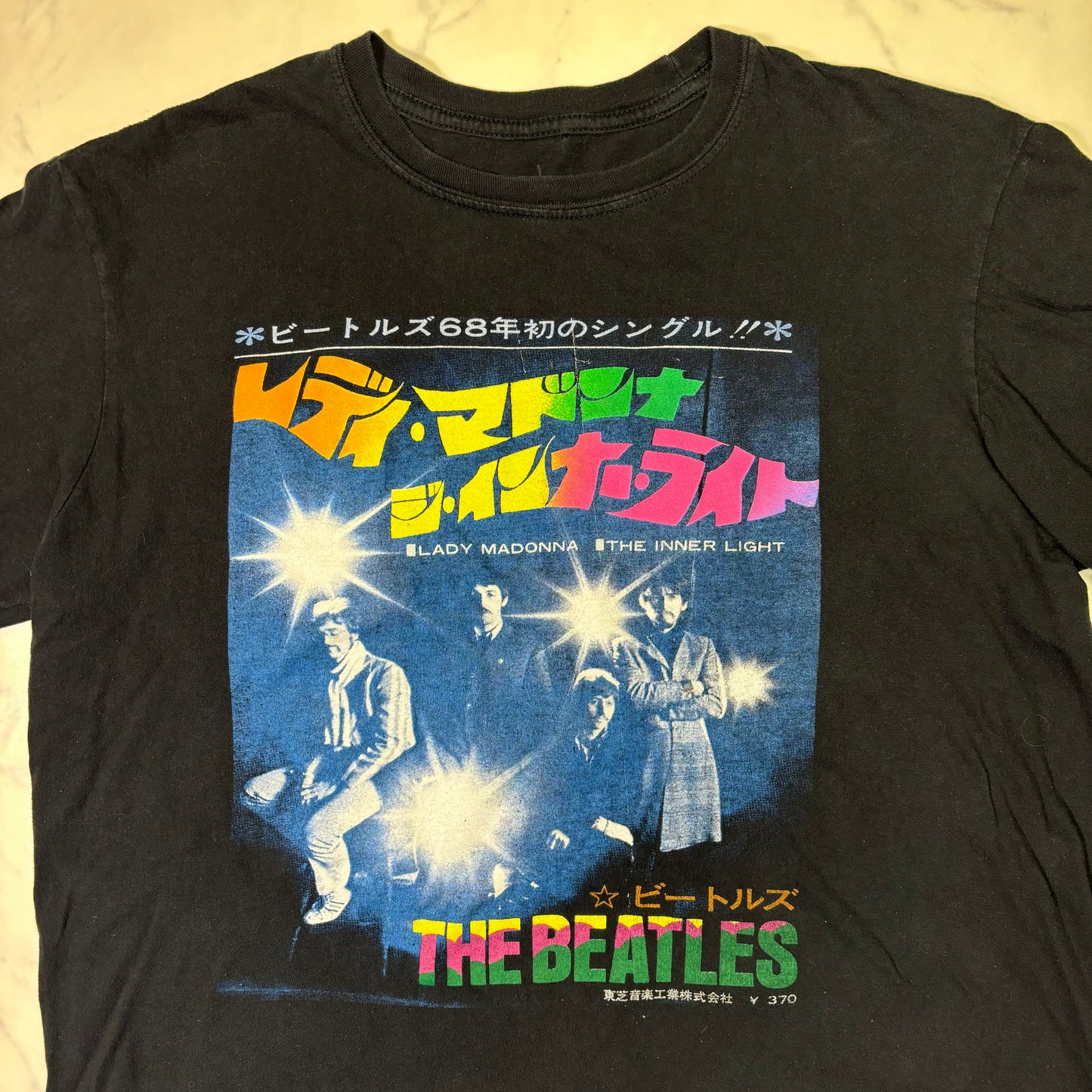 The Beatles Lady Madonna Japanese Cover Graphic T-Shirt