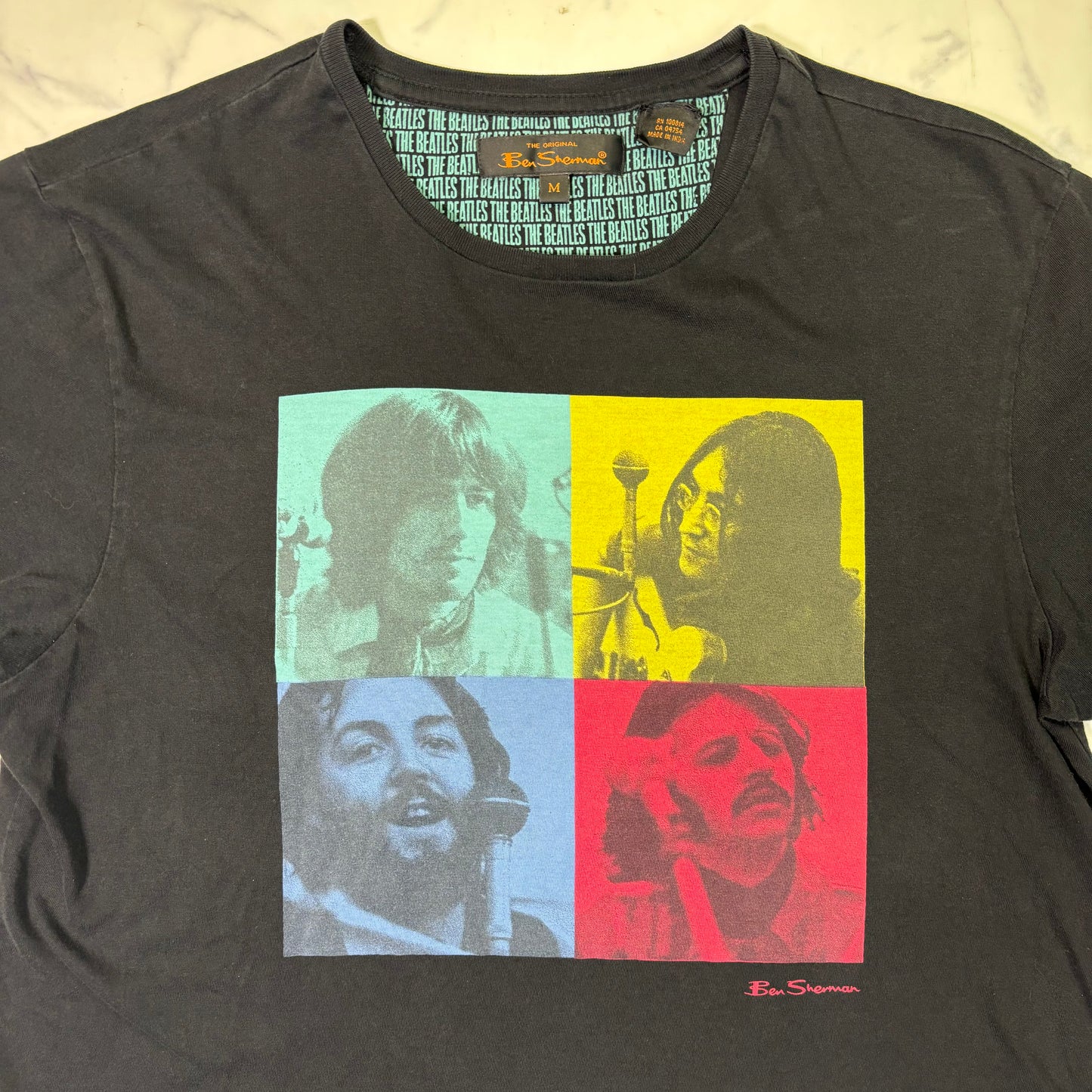 The Beatles Ben Sherman Black T-Shirt