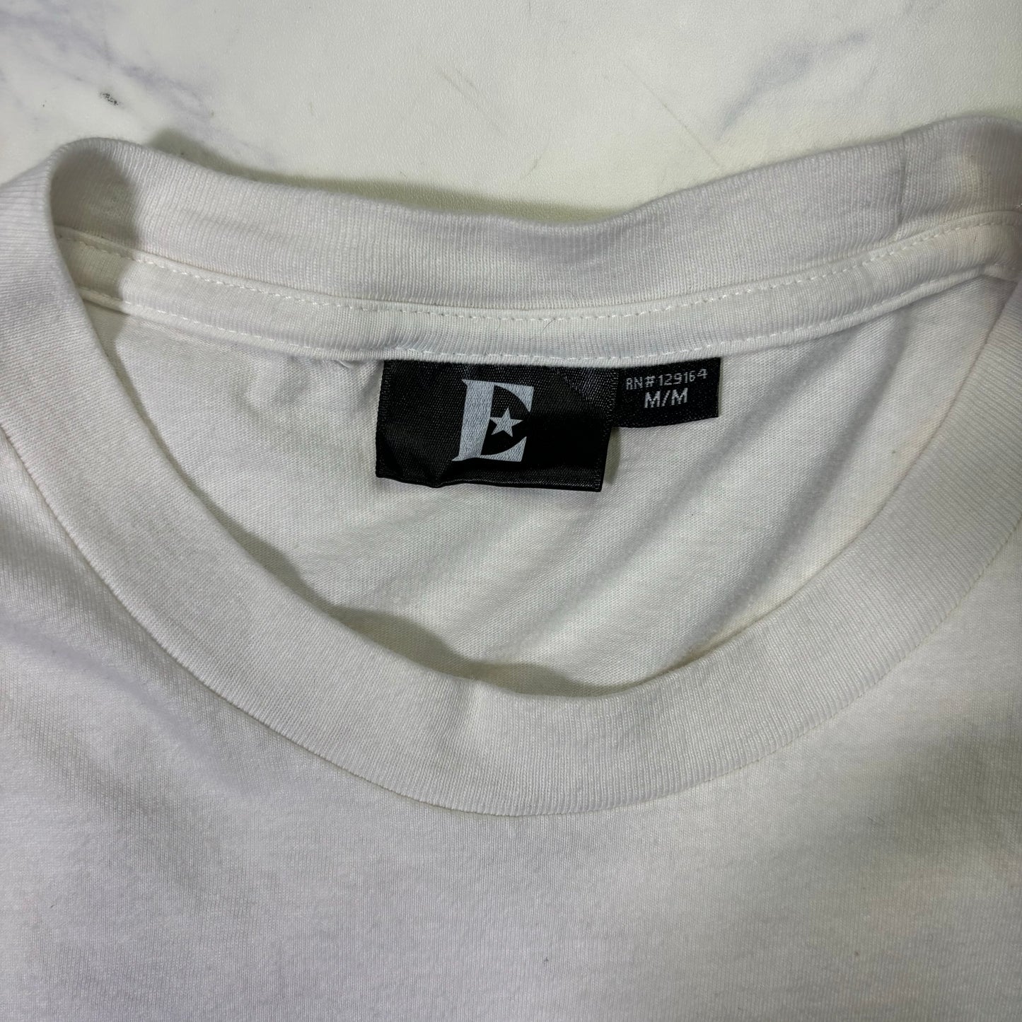 Elton John White Graphic Band T-Shirt