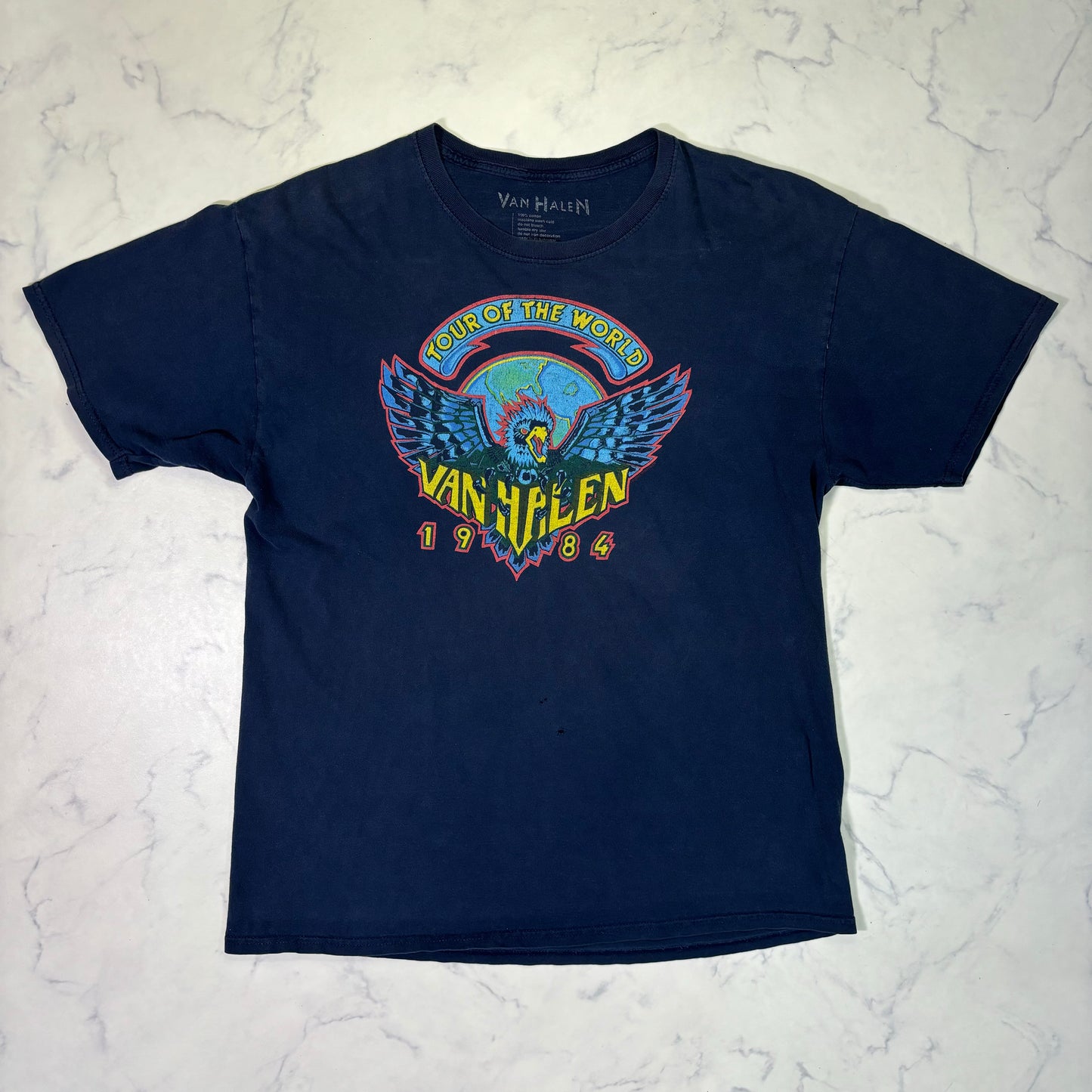 Van Helen 1984 Blue Band T-Shirt