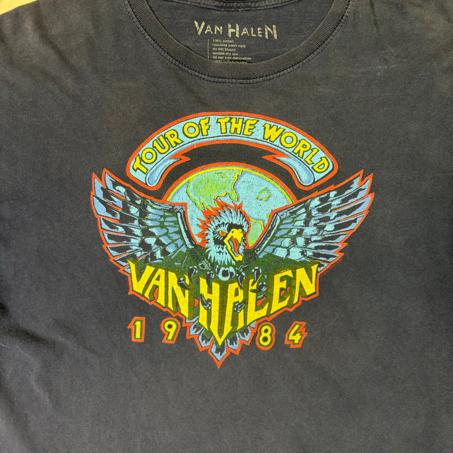 Van Helen 1984 Blue Band T-Shirt