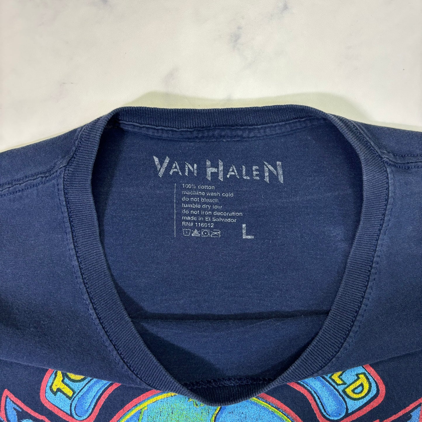 Van Helen 1984 Blue Band T-Shirt