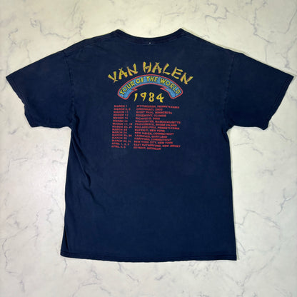 Van Helen 1984 Blue Band T-Shirt