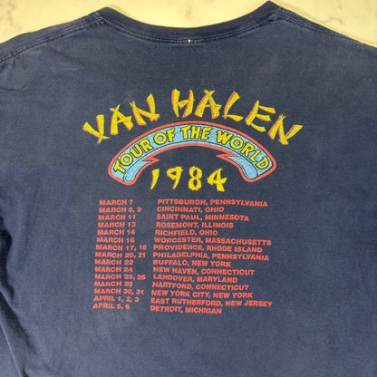 Van Helen 1984 Blue Band T-Shirt