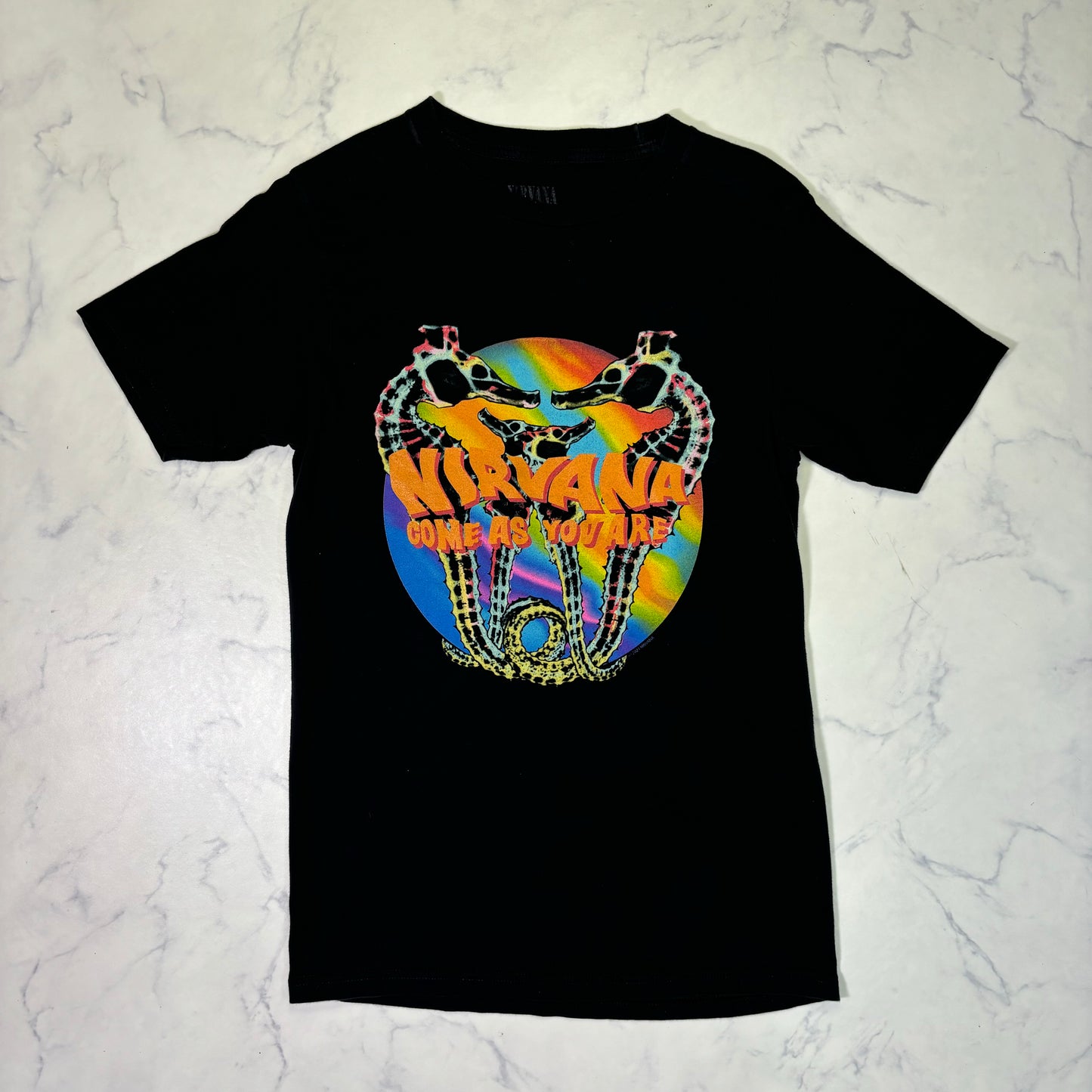Nirvana Come As You Are Black Band T-Shirt