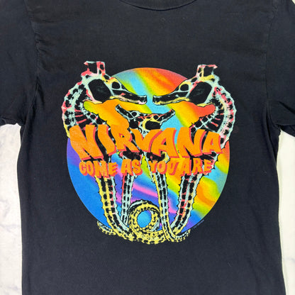 Nirvana Come As You Are Black Band T-Shirt