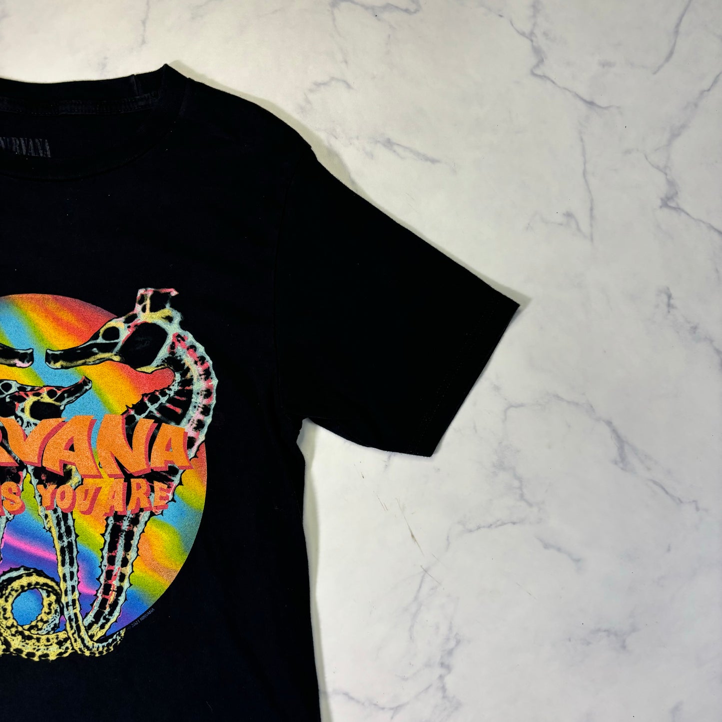 Nirvana Come As You Are Black Band T-Shirt