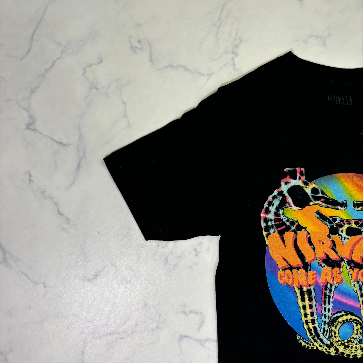 Nirvana Come As You Are Black Band T-Shirt